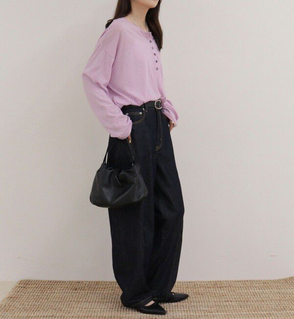 fredy emue「ヘンリー2WAYルーズロンTシャツ」|Tシャツ・カットソー|