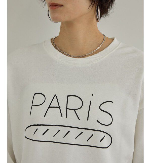 SALON adam et rope'「【Camille de Cussac by SALON】アートプリントスウェット」|スウェット・ジャージ|