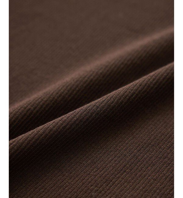 SALON adam et rope'「【WEB限定】コットンリブニットナロースカート」|スカート|