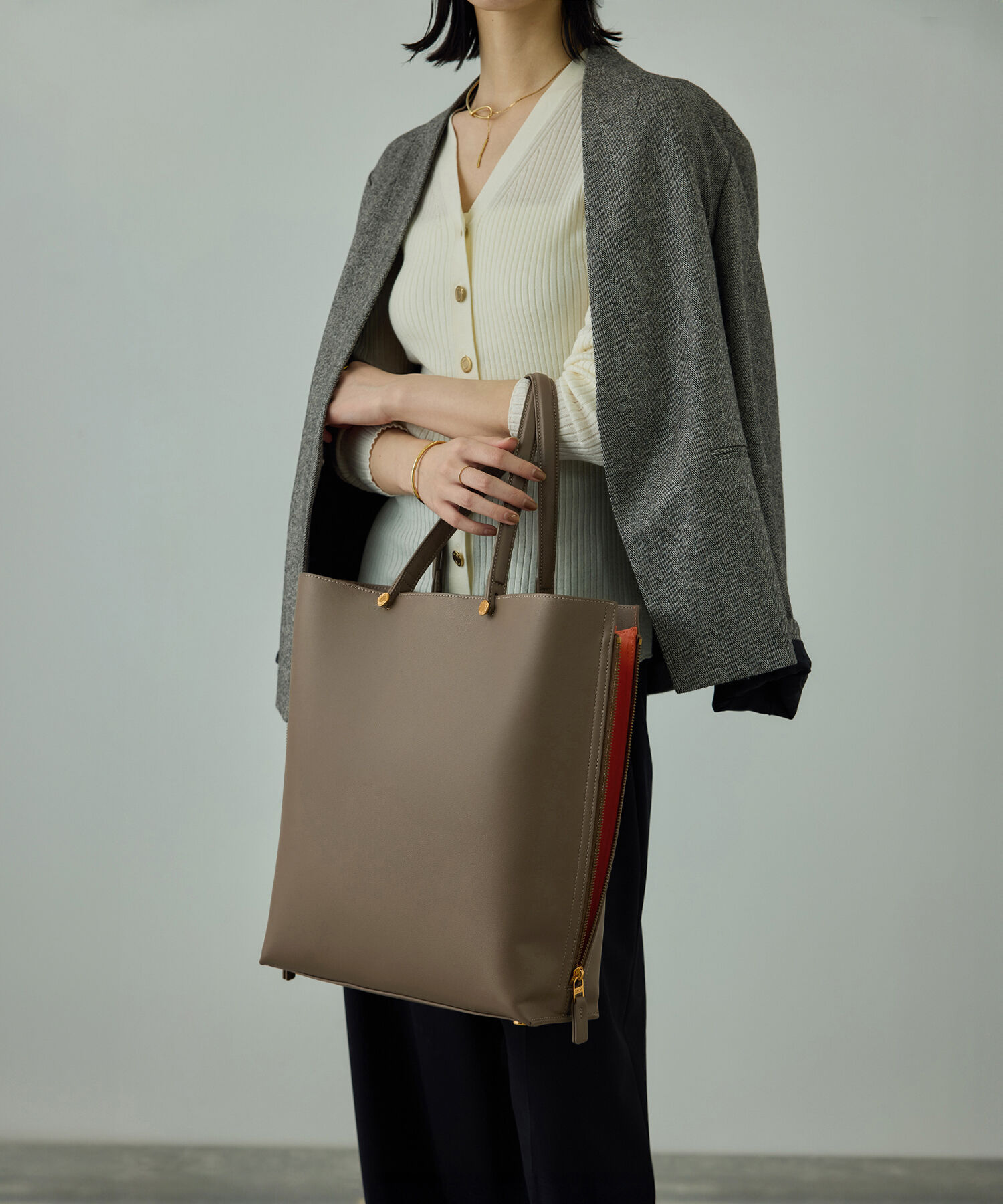 ROPE「【E'POR】Y BAG Large【通勤】【A4対応】【25AW】」|トートバッグ|