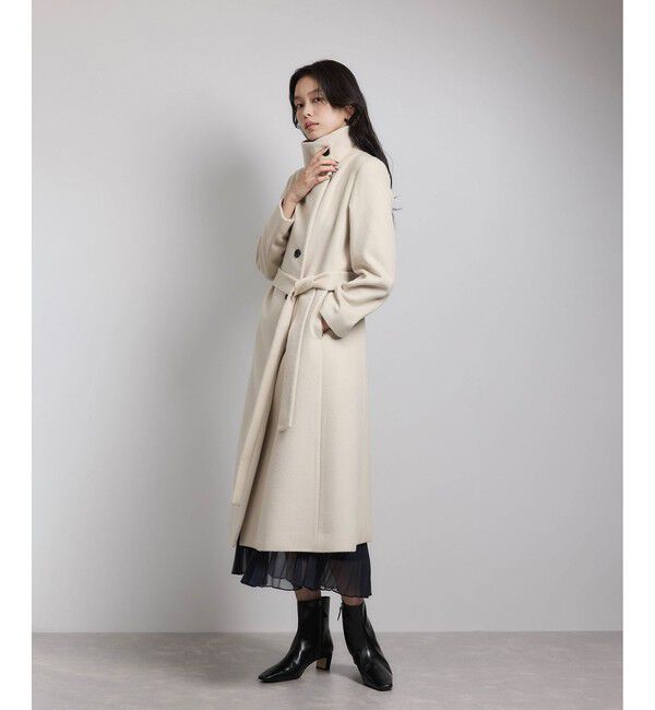 ROPE「プレミアムカシミヤ ロングコート【逸品・マルチWAY】」|ステンカラーコート|