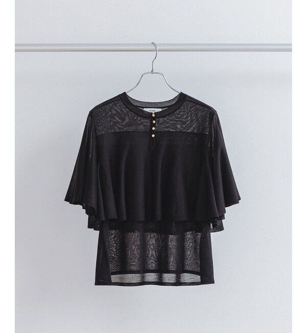 ROPE「LEVITA ティアードフリルニットプルーオーバー/接触冷感・イージーケア」|Tシャツ・カットソー|
