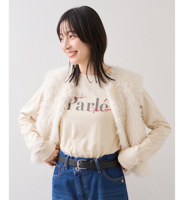 VIS「フォト＆ロゴアソートロングスリーブTシャツ」|Tシャツ・カットソー|