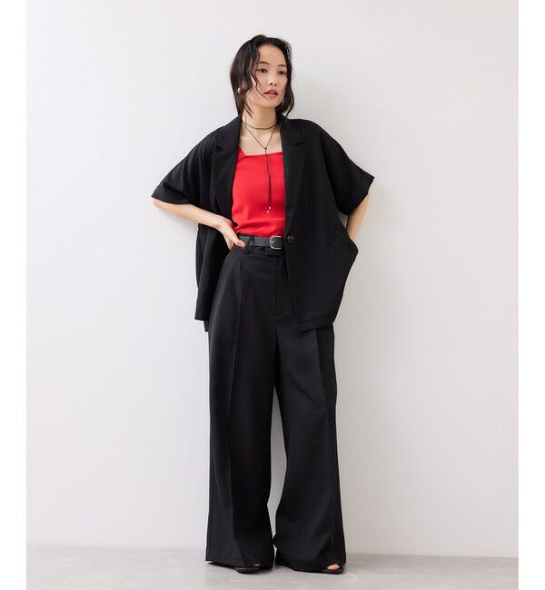 VIS「Light Airyシングルドルマンサマージャケット/UVケア・接触冷感・吸水速乾」|テーラードジャケット|