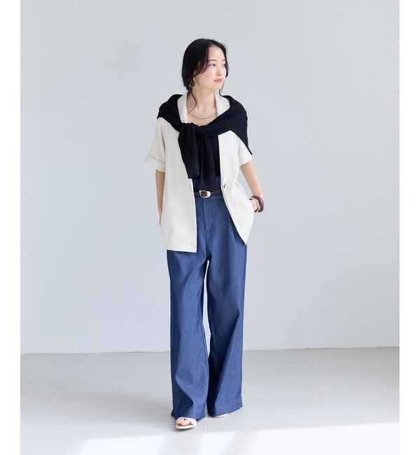 VIS「Light Airyシングルドルマンサマージャケット/UVケア・接触冷感・吸水速乾」|テーラードジャケット|