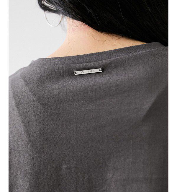 VIS「ボクシークロップド刺繍Tシャツ」|Tシャツ・カットソー|