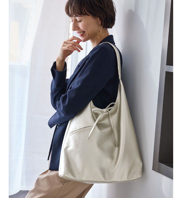 ROPE PICNIC PASSAGE「洗えるバッグ シーンレスワンハンドルトートバッグ/A4対応・イージーケア」|トートバッグ|シルバー系(94)