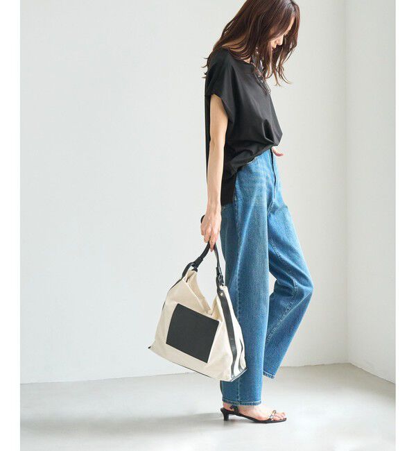 Rope&rsquo;Picnic「【ベストヒット】二の腕すっきり見えカットトップス/UV・接触冷感・吸水速乾」|Tシャツ・カットソー|