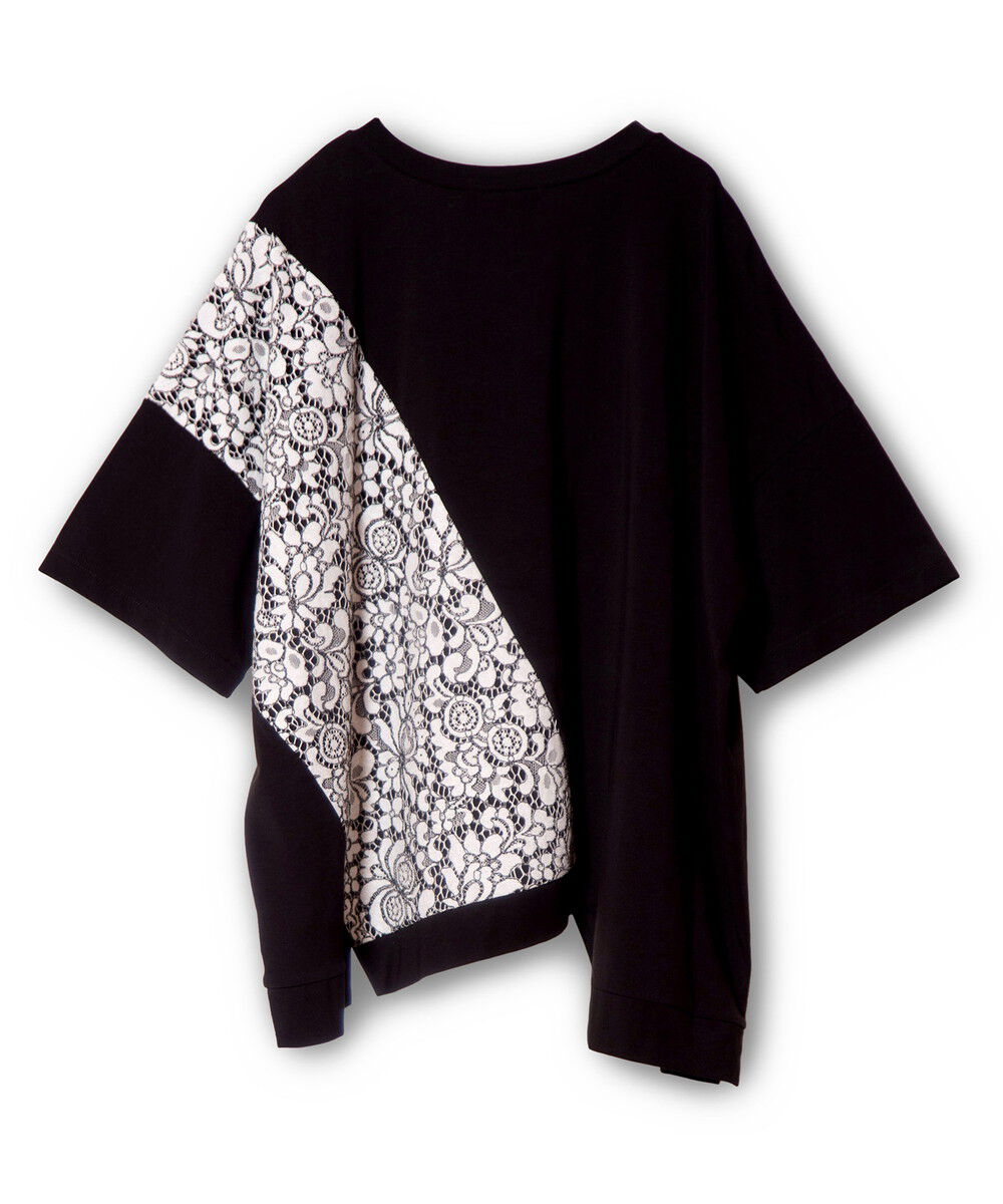  「レース切替Tシャツ」|Tシャツ・カットソー|