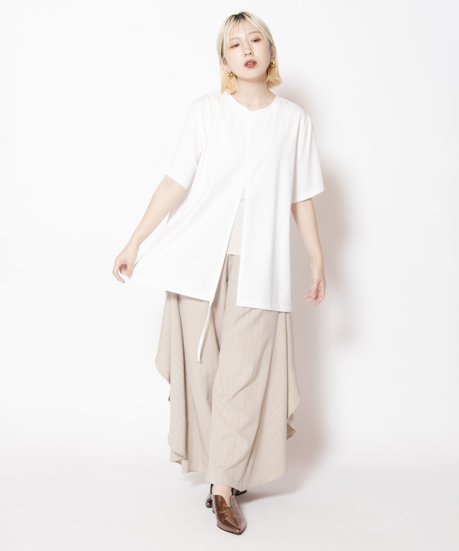  「バックレイヤードパンツ」|その他|