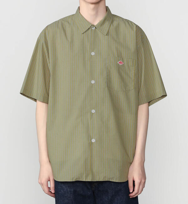 DANTON「DANTON | ボイルポプリン 半袖ワークシャツ MEN」|シャツ・ブラウス|