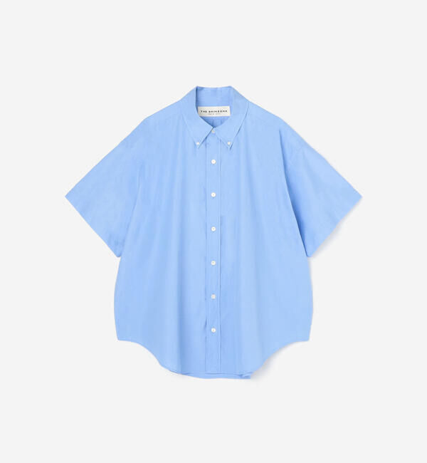 「THE SHINZONE | HALF SLEEVES DADDY SHIRT WOMEN」|シャツ・ブラウス|BLUE