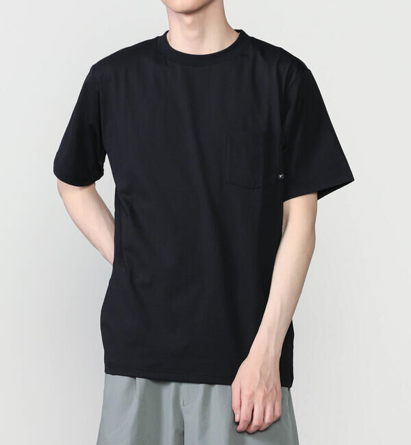  「NEUTRALWORKS. |〈別注〉クルーネック ポケットTシャツ MEN」|Tシャツ・カットソー|BLACK