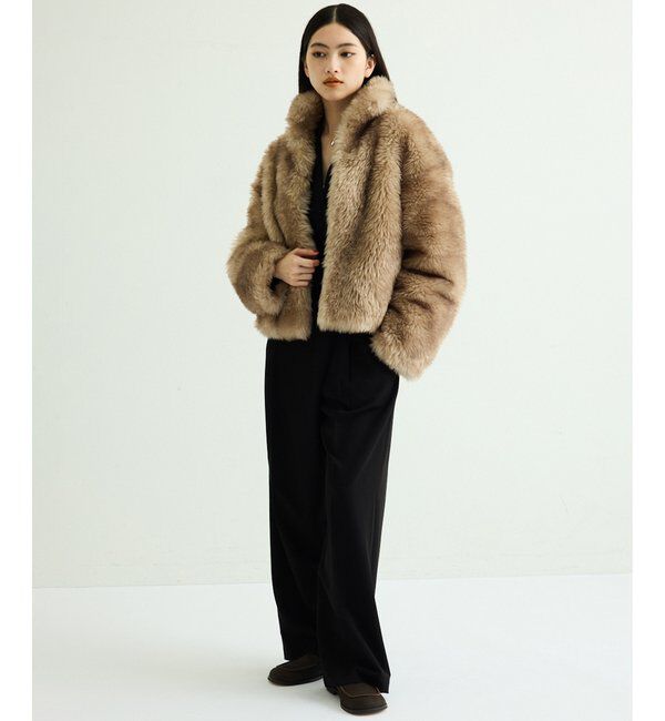 THE PAUSE「【THE PAUSE】フェイクトスカーナショートコート＜WEB限定＞」|その他|