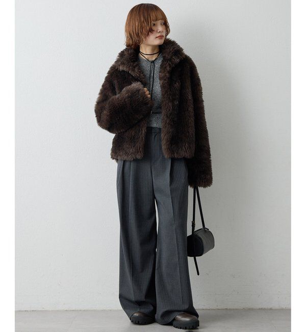 THE PAUSE「【THE PAUSE】フェイクトスカーナショートコート＜WEB限定＞」|その他|
