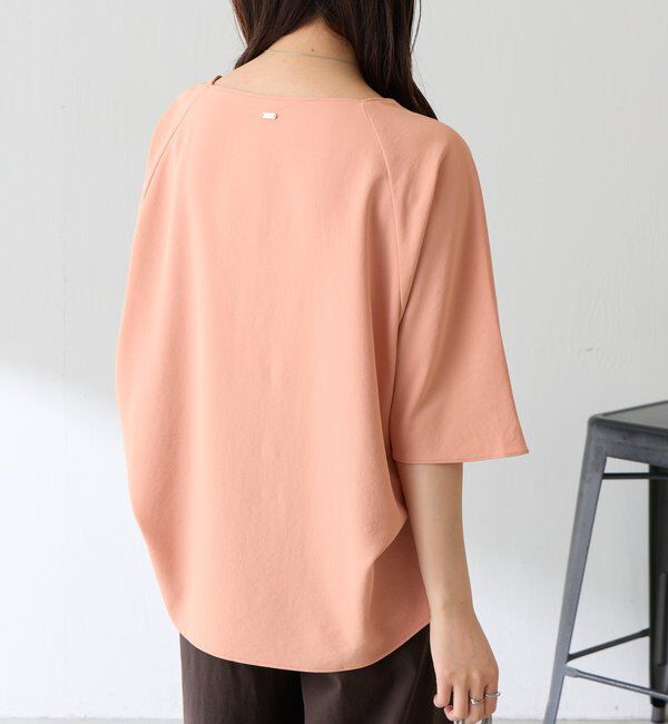  「《接触冷感/UVカット/体型カバーに◎》ジャージスクエアブラウス」|シャツ・ブラウス|