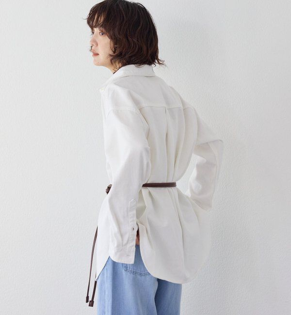  「【MONN.:.】【好評につき新色登場】クリアデニムシャツ」|シャツ・ブラウス|