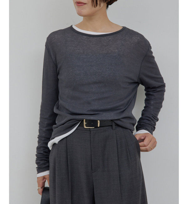 La nature linge「【La nature linge】NEWロングスリーブTシャツ」|Tシャツ・カットソー|