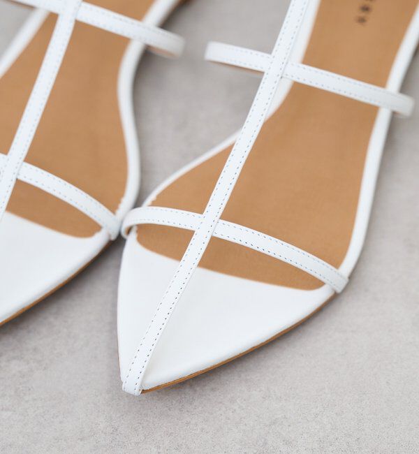  「【再入荷】ポインテッドサンダル」|サンダル|