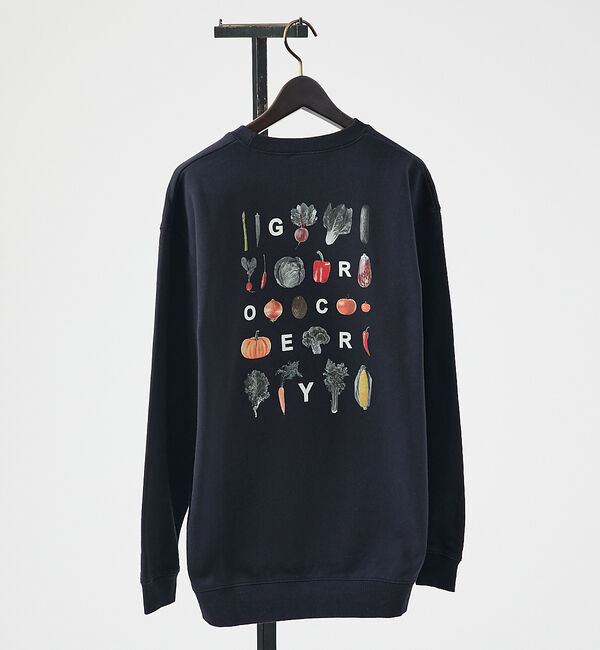 ABAHOUSE「【PORTLAND-GROCERY】バックプリント クルーネックスウェット /」|スウェット・ジャージ|