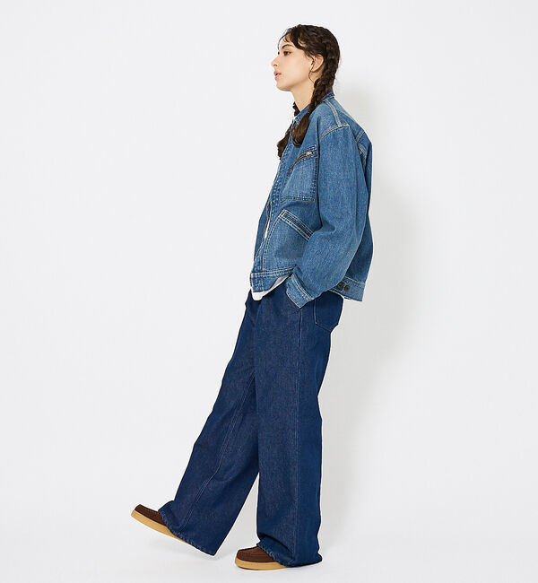 ABAHOUSE「【Wrangler/ラングラー】WRANCHER WIDE DENIM/ランチャ」|デニム|
