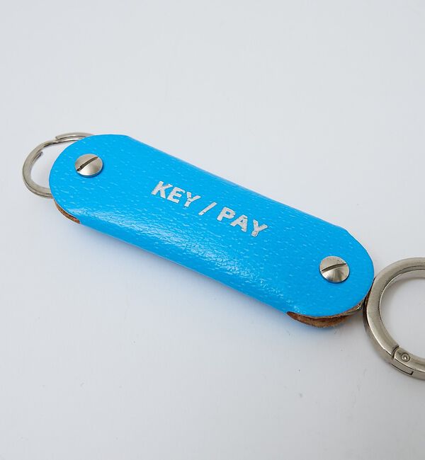 ABAHOUSE「【1/2HALF / ハーフ】 KEY/PAY レザーキーホルダー/ ネオンキー」|キーケース|