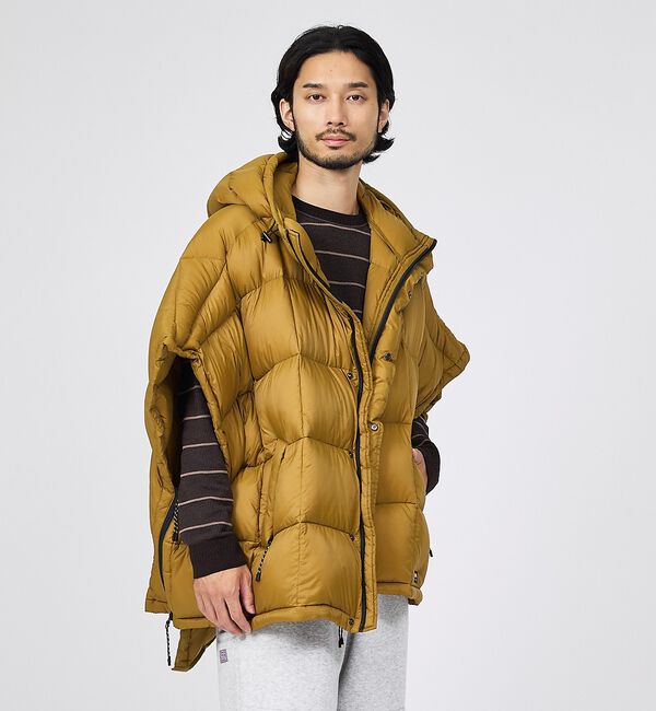 ABAHOUSE「【TAION / タイオン】マウンテン フライフロント パッカブル ボリュームダ」|ダウン|