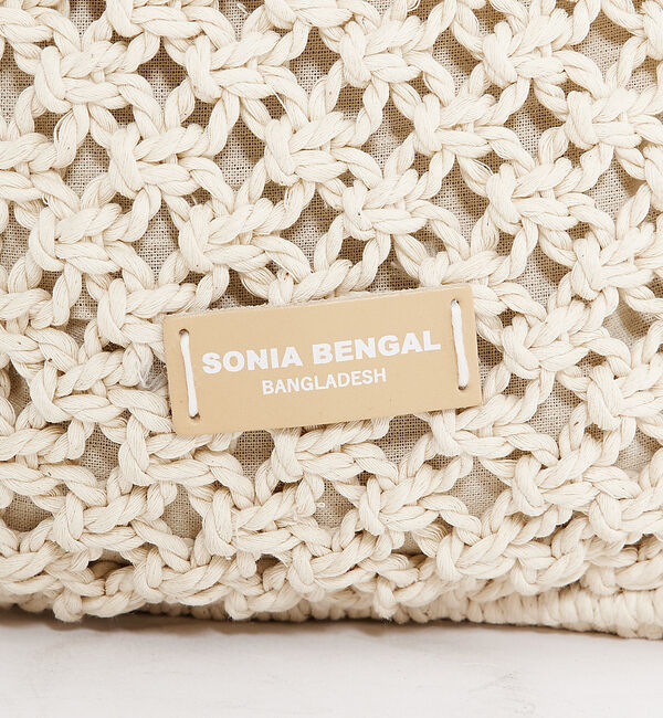 Rouge vif「【SONIA BENGAL】メッシュトートバッグ /ラフィア / コットン /」|ハンドバッグ|