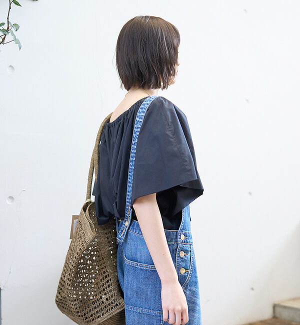 Rouge vif「シルク混コットンフォルムブラウス」|シャツ・ブラウス|
