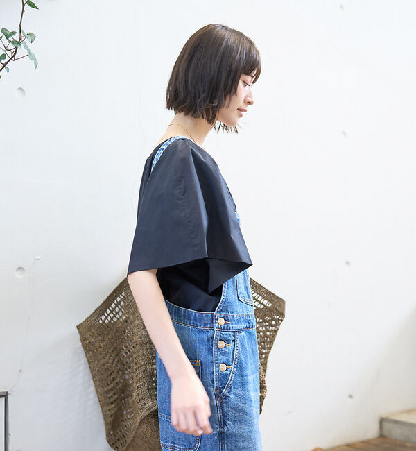 Rouge vif「シルク混コットンフォルムブラウス」|シャツ・ブラウス|