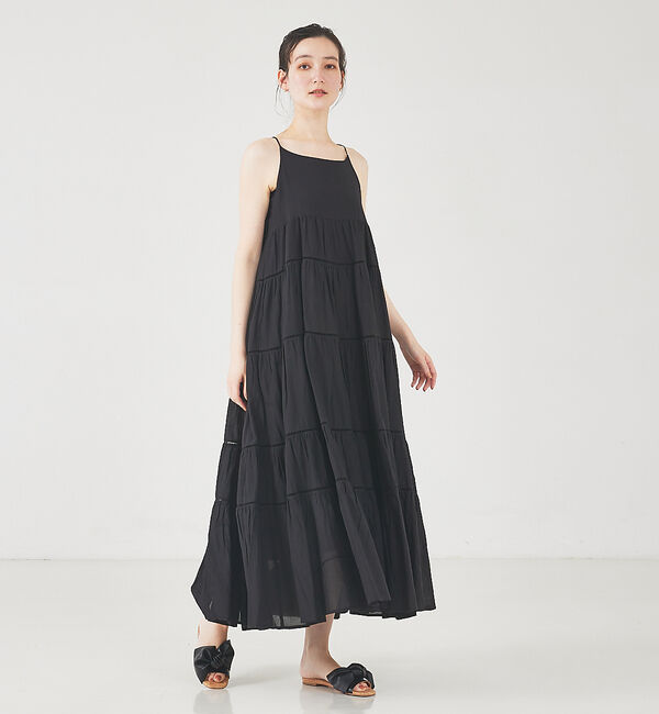 qualite「【PALOMA BARCELO】LEIRE　リボンフラットサンダル」|サンダル|