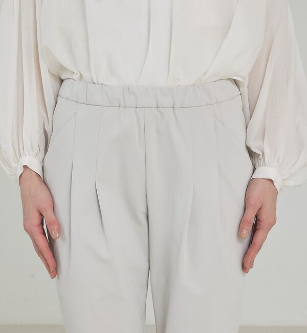 qualite「【愛され続ける名品パンツ！新色追加】2WAYストレッチタックパンツ」|その他|
