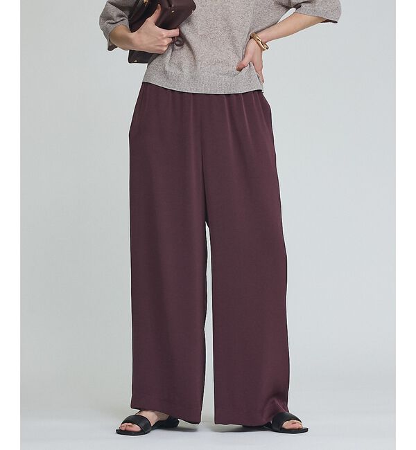 qualite「【今季最後の再入荷/接触冷感・吸水速乾】クールサテンパンツ/セットアップ対応」|その他|