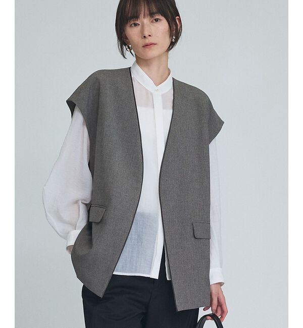 qualite「【セットアップ対応】ウールライク ジレ」|その他|