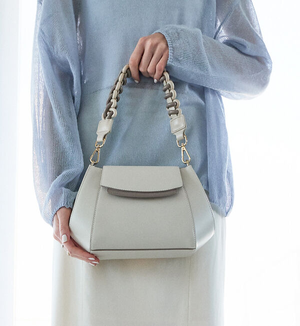 LOWELL things「Bijou/レザーTOPハンドル2WAYショルダーバッグ」|ショルダー・メッセンジャー|
