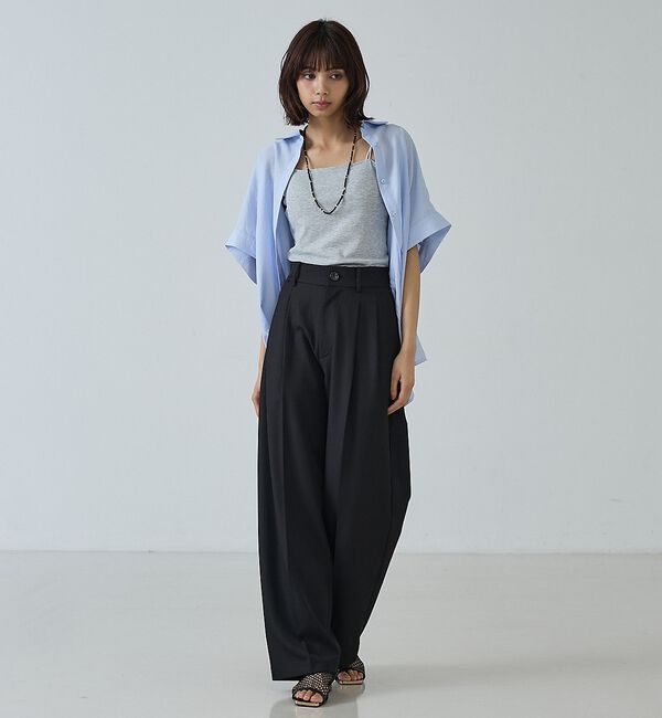 abahouse mavie「タックワイドスラックス【予約】」|その他|