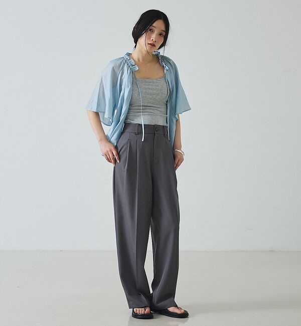 abahouse mavie「タックワイドスラックス【予約】」|その他|