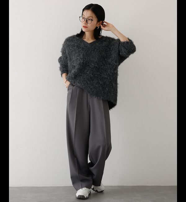 abahouse mavie「タックワイドスラックス【予約】」|その他|