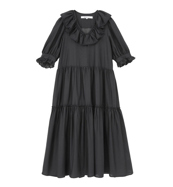 TIARA「【Bilitis dix-sept ans/ビリティス・ディセッタン】Cotton Lawn」|ワンピース|ブラック
