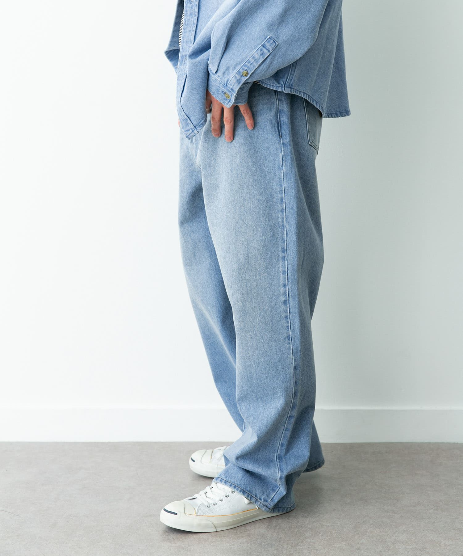 Sonny Label 「『別注』RED KAP&times;Sonny Label　ワイドデニムパンツ」|デニム|