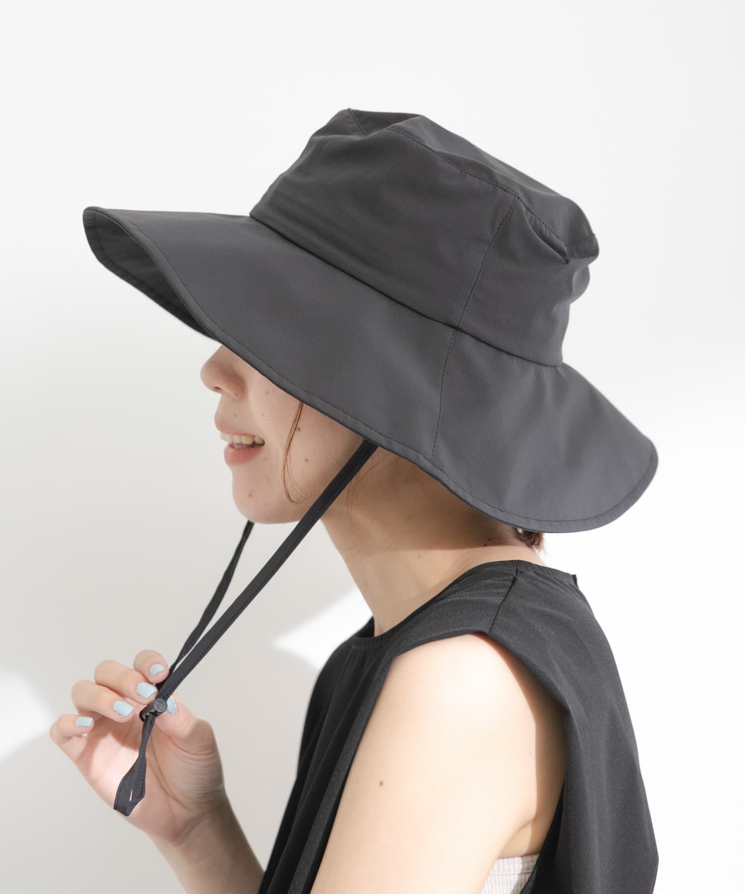 Sonny Label 「SLAB　2WAYサンシェードハット」|ハット|チャコールグレー