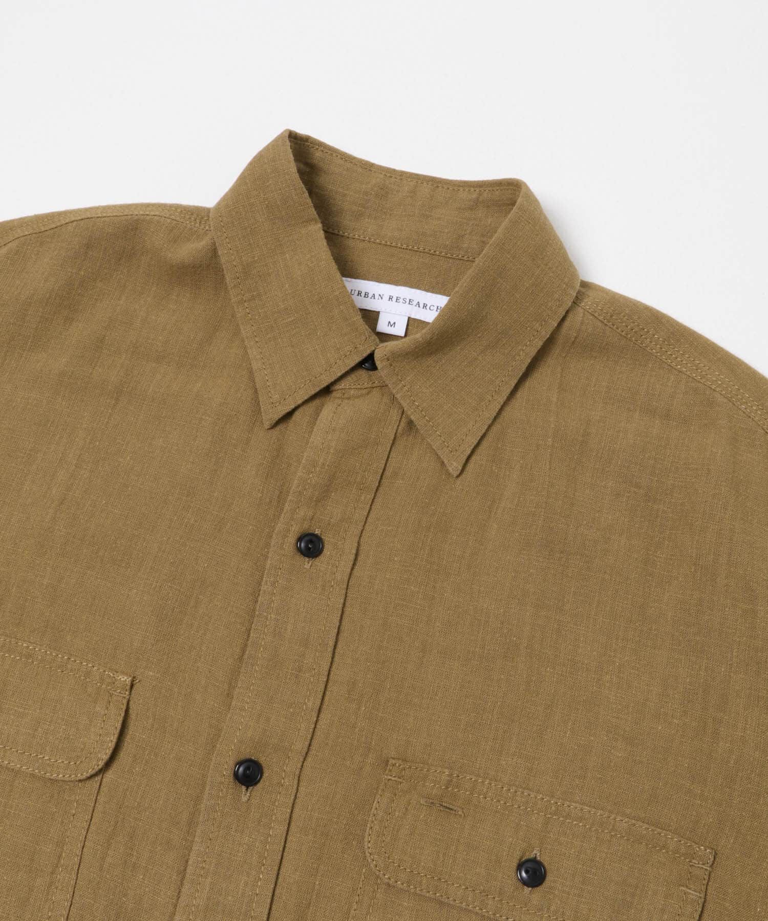 URBAN RESEARCH「SANDWASH LINEN WORK SHIRTS」|シャツ・ブラウス|
