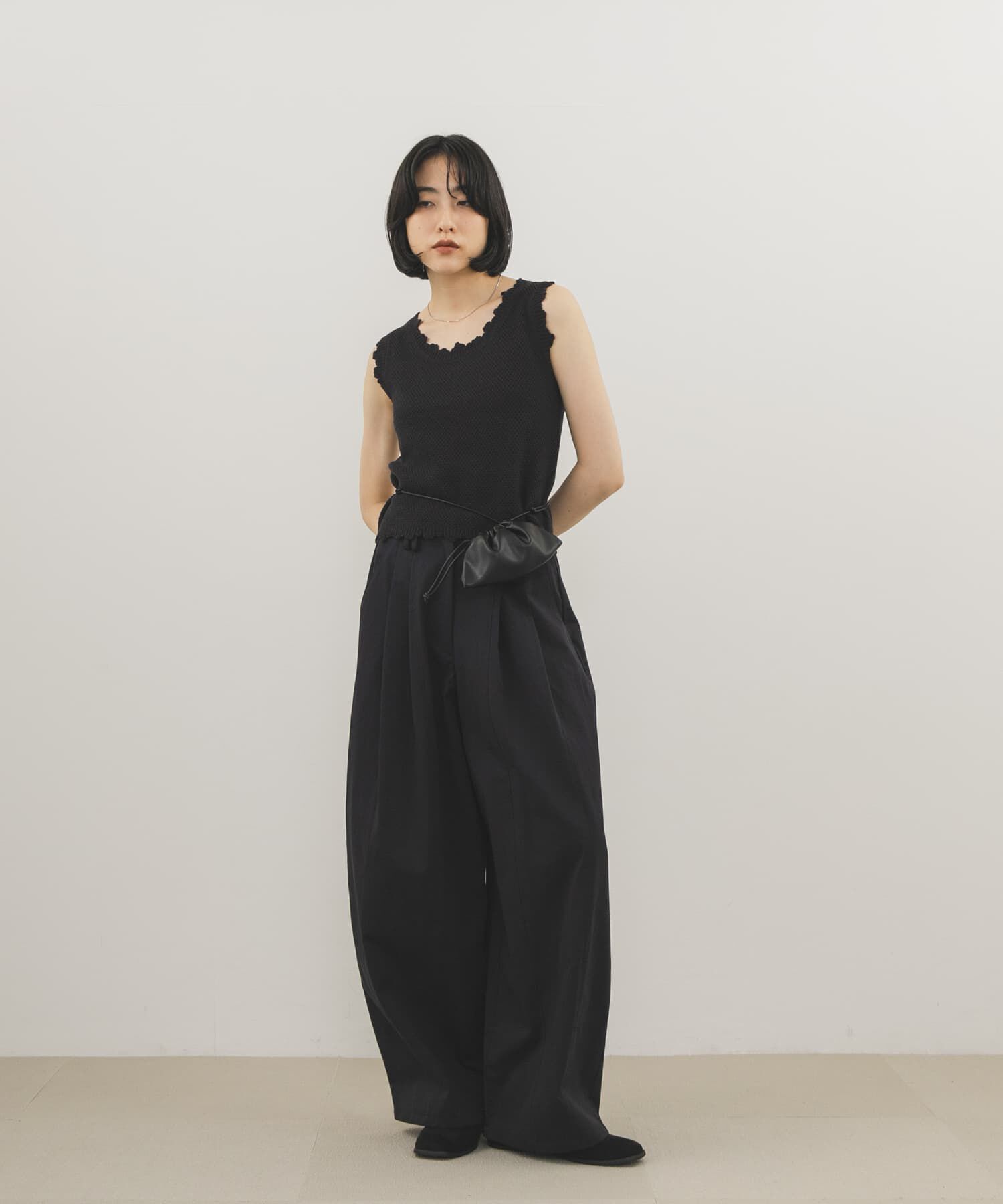  「巾着ネックショルダー」|ポーチ|