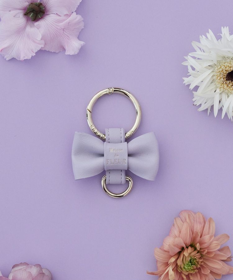 Maison de FLEUR「リボンキーリング」|その他|ラベンダー
