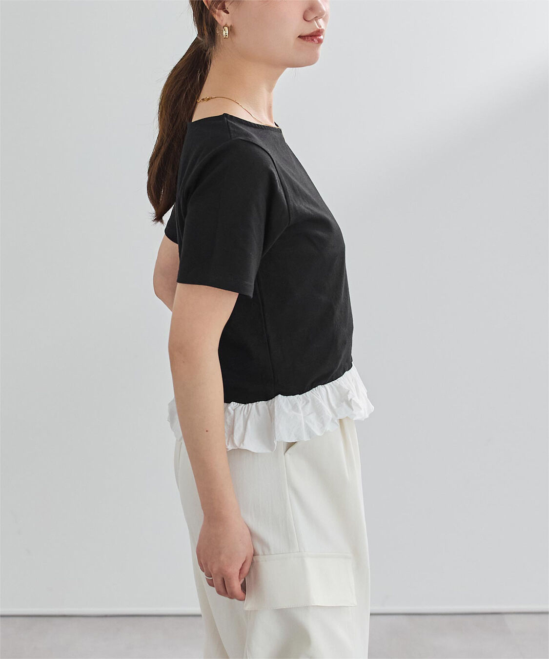ur's「チビバルーン半袖トップス」|Tシャツ・カットソー|