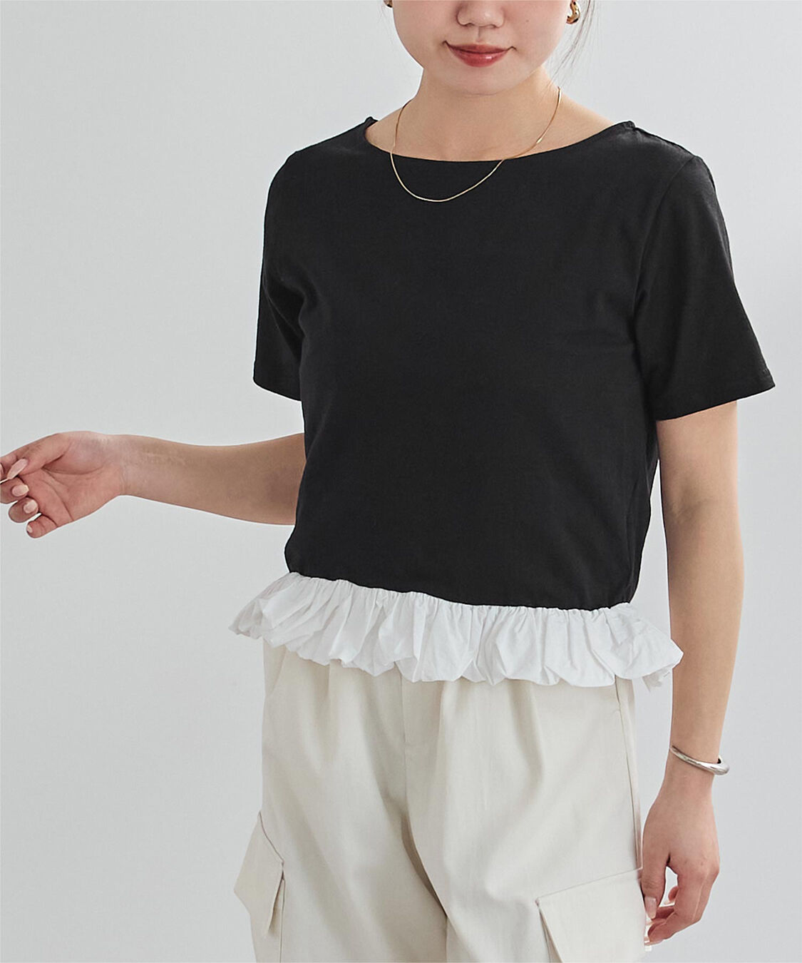 ur's「チビバルーン半袖トップス」|Tシャツ・カットソー|