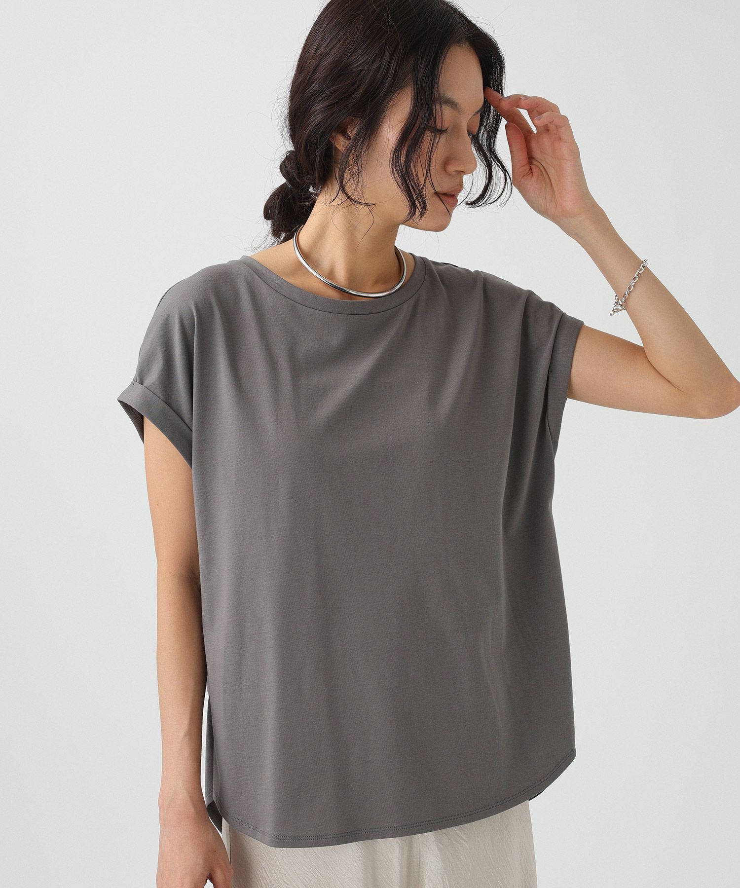 BABYLONE「ロールアップTシャツ」|Tシャツ・カットソー|ﾁｬｺｰﾙ