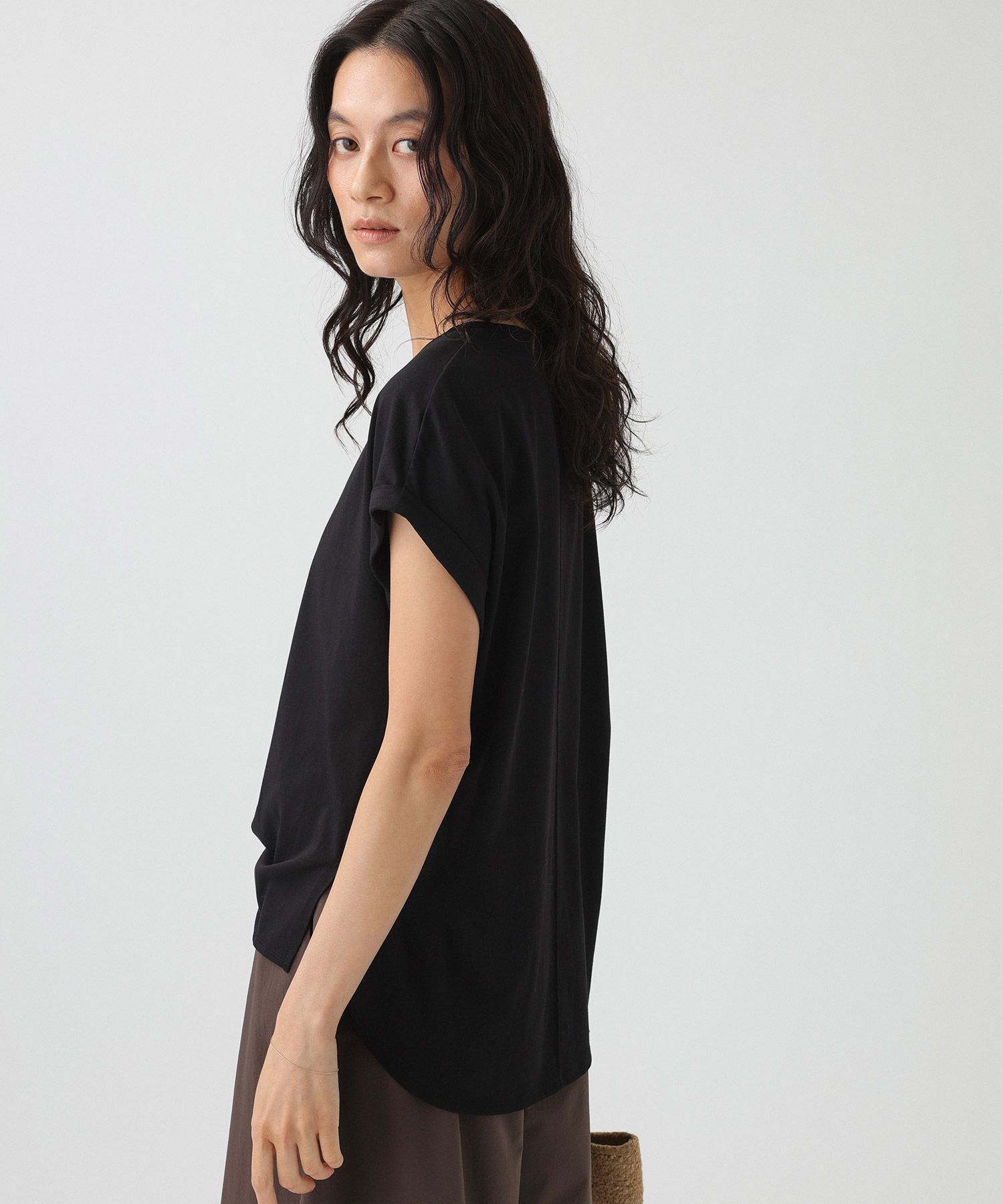 BABYLONE「ロールアップTシャツ」|Tシャツ・カットソー|