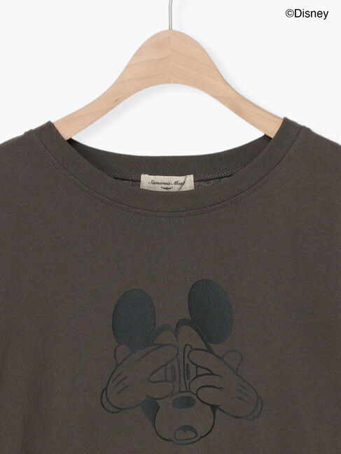 Samansa Mos2「【Disney】ミッキーマウス/プリントTシャツ」|Tシャツ・カットソー|