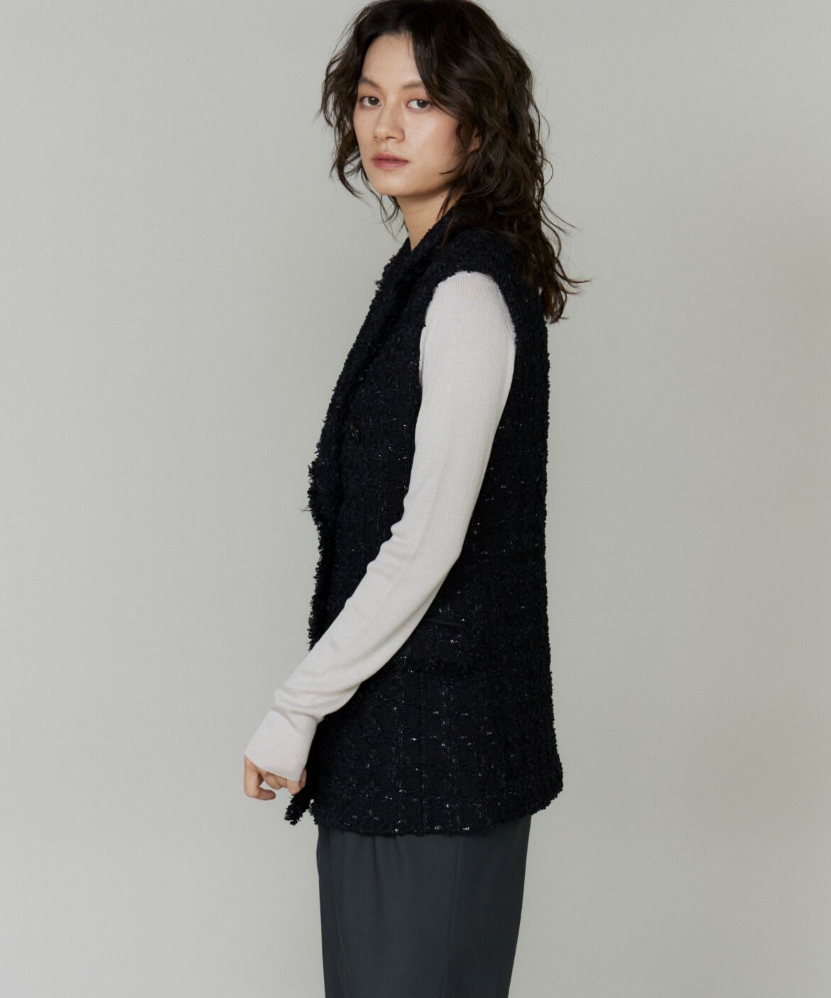 la veille by SUPERIOR CLOSET「LINTONテーラードジレ」|その他|